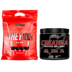 Imagem do Combo06- Whey 100% Refil Max Titanium + Creatina 150g Eagle