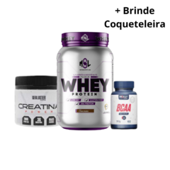 Combo01- Whey Pote MSL - Creatina 100g - Bcaa 60caps