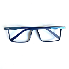 ARMAÇÃO DE ÓCULOS MASCULINA esportiva azul 9181C3 - Óculos Gama-Armação de Óculos