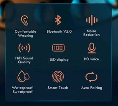*NOVO* Fones de ouvido Bluetooth 5.0 - comprar online