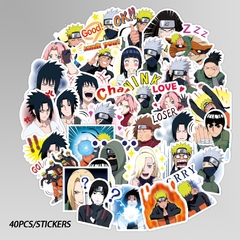 Adesivos Naruto 40pcs na internet