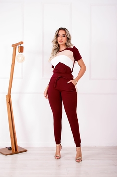 Conjunto Comfy Marsala