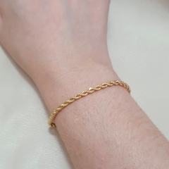 Pulseira Cordão no Banho Ouro - comprar online