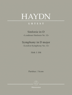 Sinfonía No. 12 Londres - Full Score - Haydn