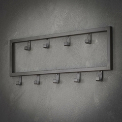 Perchero De Pared Hierro 9 Ganchos Estilo Industrial - comprar online