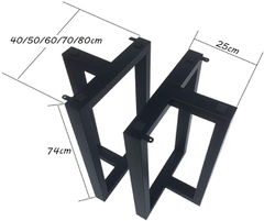 Patas de mesa en T (el par) - comprar online