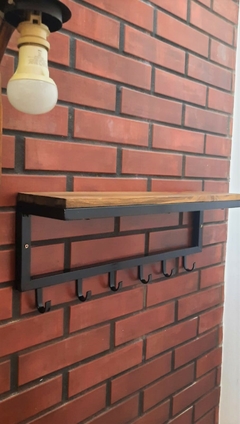 Perchero De Pared Estilo Industrial - tienda online