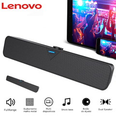 Barra de som Lenovo L102 soundBar TV para PC Notebook tablet