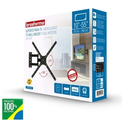 Suporte Tri Articulado para TV 10"- 55'' Brasforma Sbrp 1040 - VIPO Eletrônicos - Áudio e Vídeo