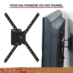 Suporte TV Parede e Movel ate 55" Brasforma Articulado SBRP1020 PT - loja online