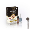 Henna Pro Vòlia Castanho Escuro Delineador Sobrancelha Eyebrowns Pigmentação Preta Indigo Eucalipto Blend 2,5g + 10ml