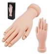 Mão de Treino Para Manicure Nail Design Flexível Articulada Natural Premier Soft Hand (A)