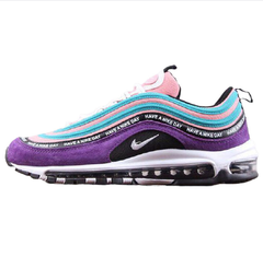 Nike Air Max 97 Roxo C/Preto detalhado