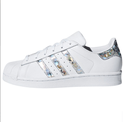 Adidas Superstar Branco e Refletivo