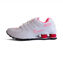 Nike Shox Branco C/Rosa