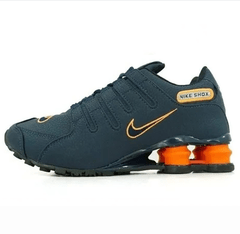 Nike Shox Azul C/Laranja