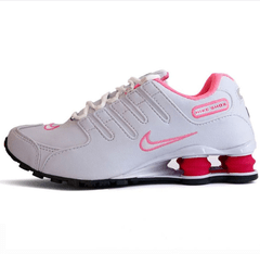 Nike Shox Branco com Rosa