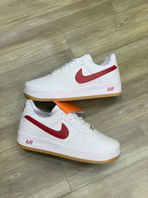 Tênis Nike Air Force Branco/Vermelho/Azul