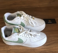 Nike Air Force Branco/Verde - comprar online