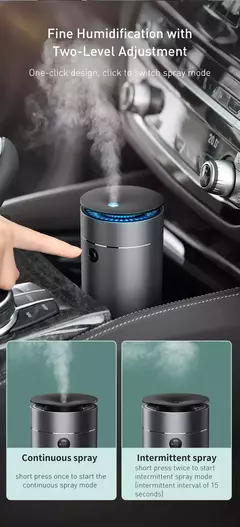 Umidificador Automotivo, Purificador e Aroma