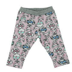 AM024 - Pantalón Brasil estampada beba - Algodón frisado elastizado - tienda online