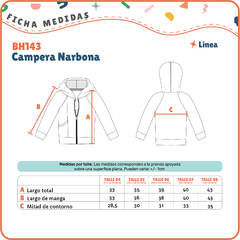 BH143- Campera Narbona - comprar online