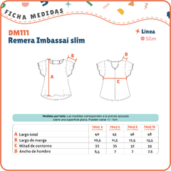 DM111- DM111G- Remera Imbassaí slim