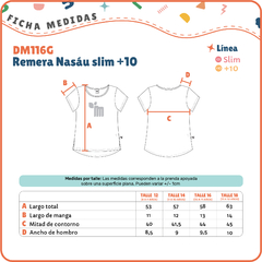 DM116 / DM116G - Remera Nasáu para calza slim en internet