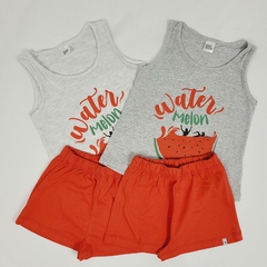 DM190/ DM190G - Pijama Temuco -musculosa con estampa + short liso - tienda online