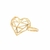 Anel Coração Mosaico Ouro 18K/750 AN46-18