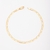 Pulseira Piastrine Ouro 18K/750