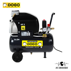 COMPRESOR AIRE COMPRIMIDO DOGO 2 HP 24 LITROS