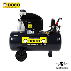 COMPRESOR AIRE COMPRIMIDO DOGO 2 HP 50 LITROS