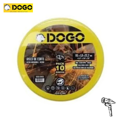 DISCO CORTE DOGO P/ACERO E INOX 115X1,0X22,2 LATA X 10 UN