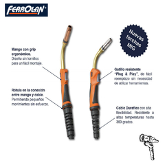 FERROLAN TORCHA MIG LINEA ORANGE 150 X 4 METROS - comprar online