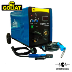 EQUIPO SOLDAR INVERTER GOLIAT DUAL MIG MMA 200I