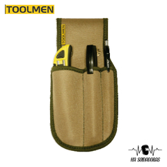 TOOLMEN CARTUCHERA PORTALAPIZ TRES BOLSILLOS DIFERENTES T15