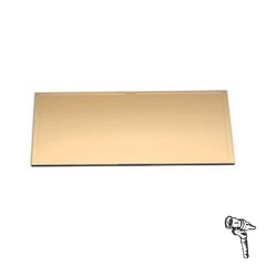 VIDRIO FILTRO PROTANE GOLD ESPEJADO RECTANGULAR PARA SOLDADURA 50X105MM