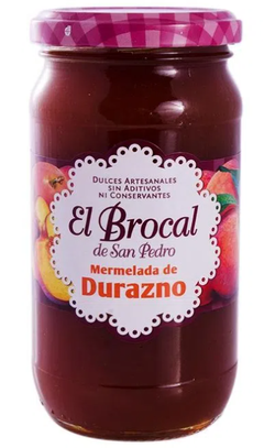 Mermelada de durazno El Brocal sin TACC x 420 grs