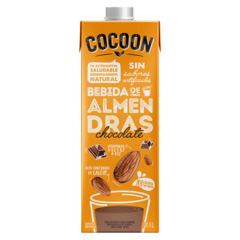 Leche de Almendras Cocoon Chocolate sin azucar x 1 Lt