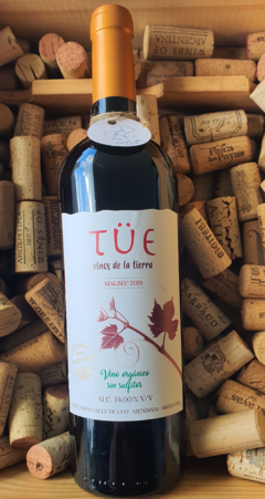 Vino Orgánico Tüe Malbec sin sulfitos