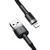 CABLE IPHONE 1 MT USB A LIGHTNING RAPIDO ORIGINAL BASEUS - comprar online