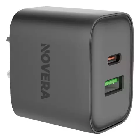 Cargador Celular Carga Rapida Usb-c Doble Puerto 20w C/cable