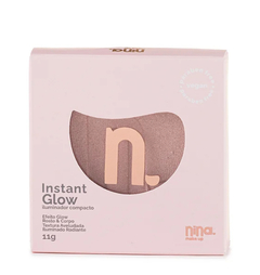 Iluminador compacto instant glow Rosê cor3 - Nina makeup - comprar online