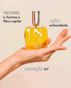 Alfaparf Semi Di Lino sublime Cristalli - Oleo capilar - Store Samara Lima Make Up
