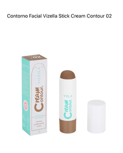 Contorno facial Vizzela stick cream contour cor 02 - comprar online