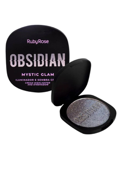 Iluminador e sombra cream Obsidian cor Emmerald - Ruby Rose