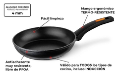 Sartén Antiadherente Monix Fuego 30 Cm Apto Cocina Inducción - tienda online