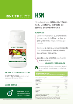 HSN - Nutrición para cabello, piel y uñas - BELLEZA DE ADENTRO HACIA AFUERA - comprar online