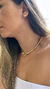 Colar choker Helena rabo de rato 12mm - comprar online